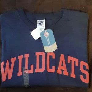 NWT University of Arizona Wildcats Navy Blue Shirt
